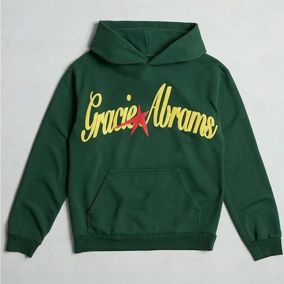 gracie abrams Tops - Gracie Abrams Forest Green Logo Hoodie